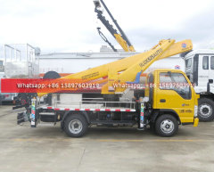Small ISUZU 100P Man Lifter Stiff boom trucks 25 meters