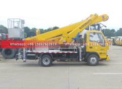 Small ISUZU 100P Man Lifter Stiff boom trucks 25 meters