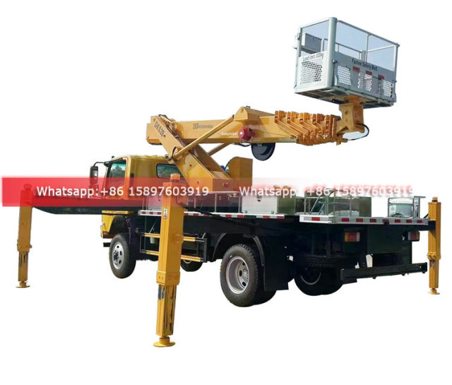 All Wheel Drive 4WD ISUZU Man lifter ISUZU Truck Mounted Aerial Work Platform