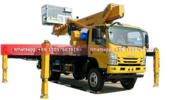 All Wheel Drive 4WD ISUZU Man lifter ISUZU Truck Mounted Aerial Work Platform