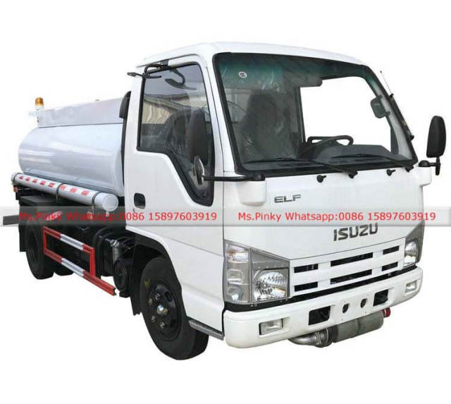 Brand New Mini ISUZU Fuel Tanker 4000Liters with Fuel Transfer Pump and Mobile Refilling Dispenser