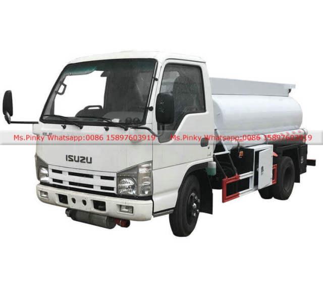 Brand New Mini ISUZU Fuel Tanker 4000Liters with Fuel Transfer Pump and Mobile Refilling Dispenser