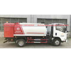 Small ISUZU KV100 Mobile Refueling Truck With Refueling Dispenser