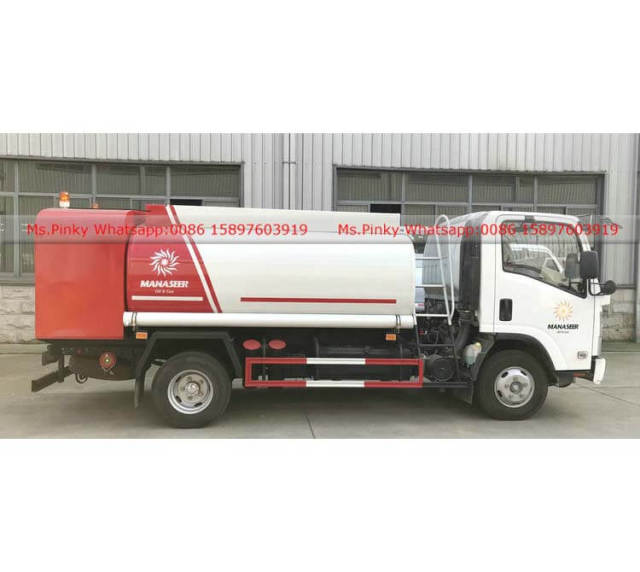 Small ISUZU KV100 Mobile Refueling Truck With Refueling Dispenser