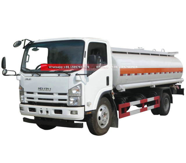 Brand New ISUZU 700P 190hp Fuel Oil Tanker Truck With Fuel Transfer Pump
