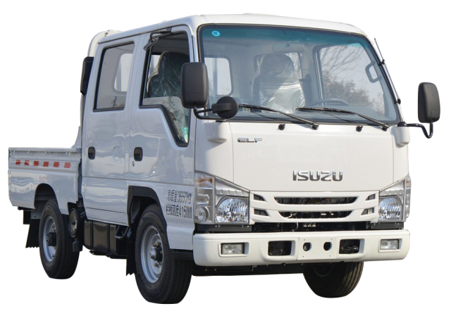 Mini ISUZU ELF100P Double Cabin 4x2 drive in short base Cargo Truck