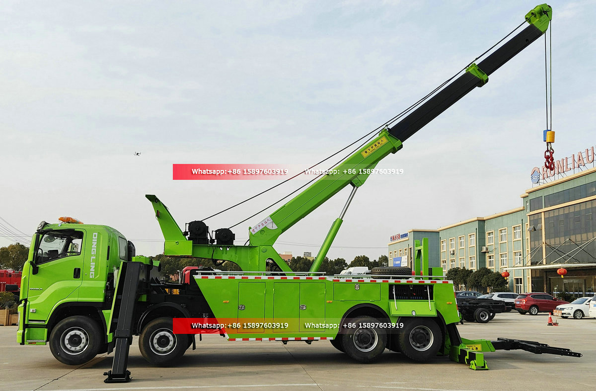 Heavy Duty 8x4 ISUZU GIGA 40T 360 Degree Wrecker Truck