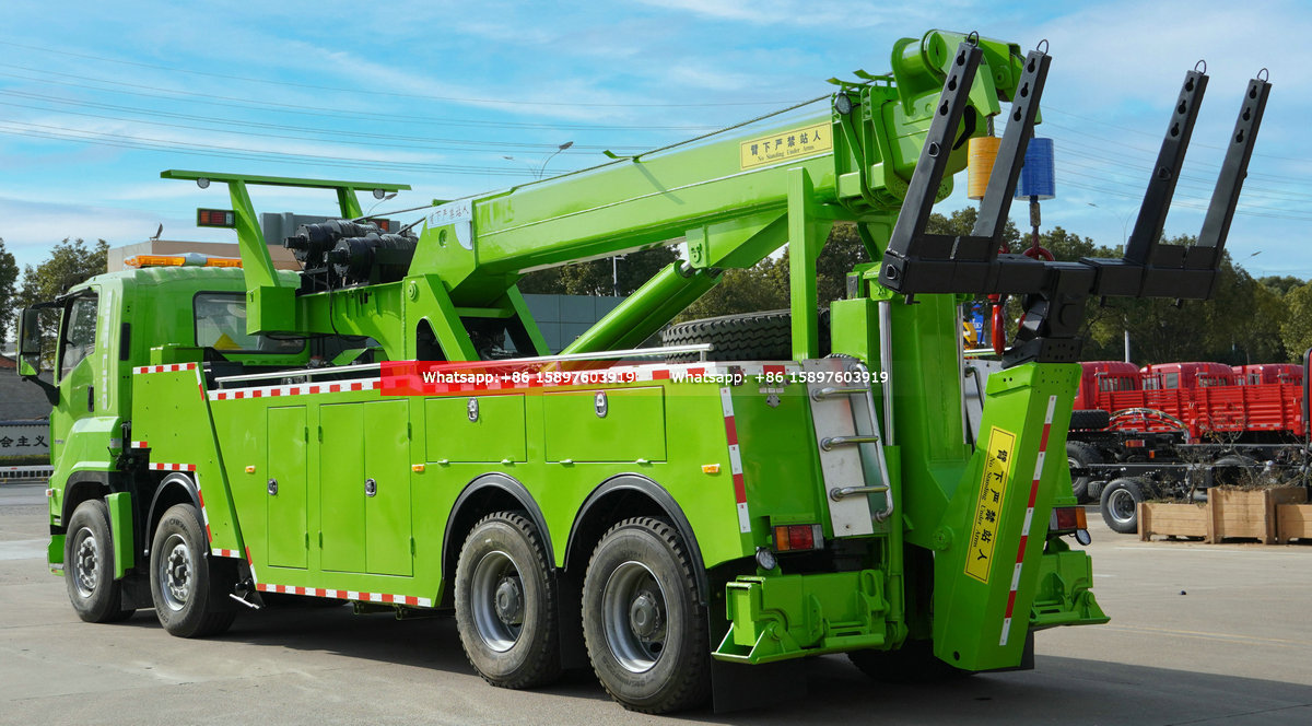 Heavy Duty 8x4 ISUZU GIGA 40T 360 Degree Wrecker Truck