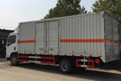 8Tons ISUZU 700P Van Body Truck 190HP