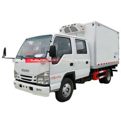 Small ISUZU Double Cabin Refrigerated Truck 98HP 120HP