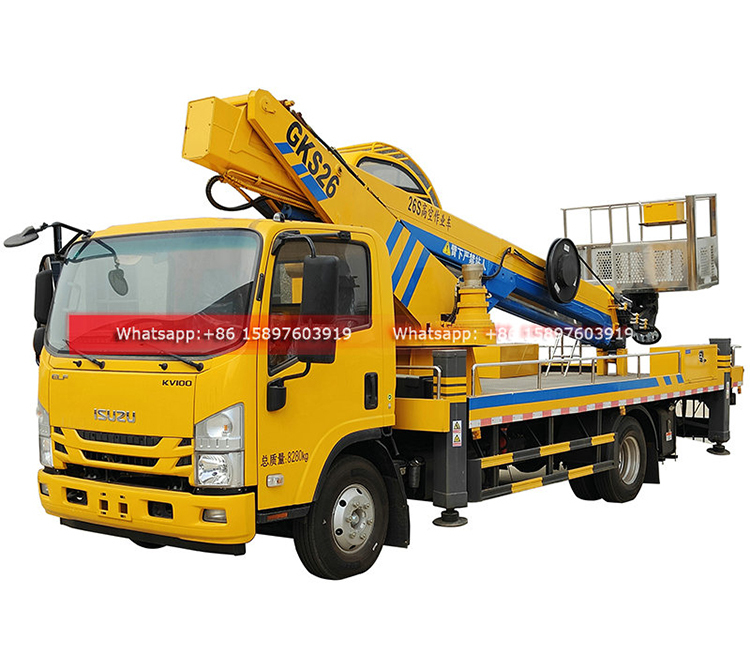 ISUZU KV100 Telescopic Boom Lift Truck 26 meters