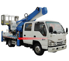 17m to 33m ISUZU Double Cabin 4KB 100P Aerial Working Truck
