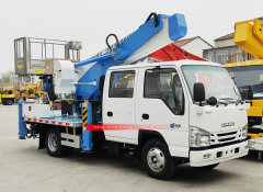 17m to 33m ISUZU Double Cabin 4KB 100P Aerial Working Truck