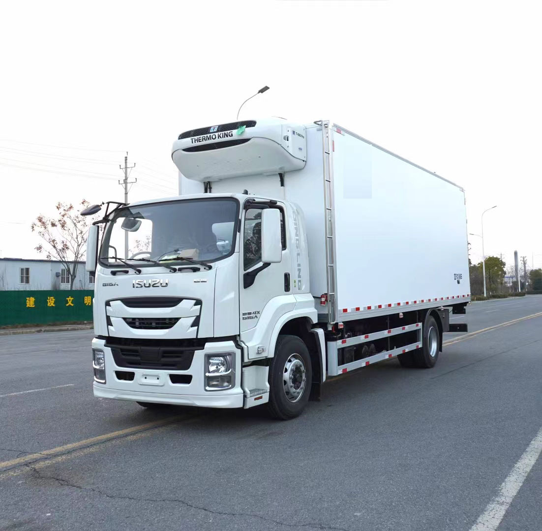 6Wheels Brand New ISUZU GIGA 4X 205HP Refrigerated Truck 45m3 Cooling Room 7.6m With Thermo King Cooling Unit