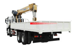 12Wheels ISUZU VC66 GIGA Cargo Truck Mounted With Crane XCMG 16000KGS Loading Capacity SPS400