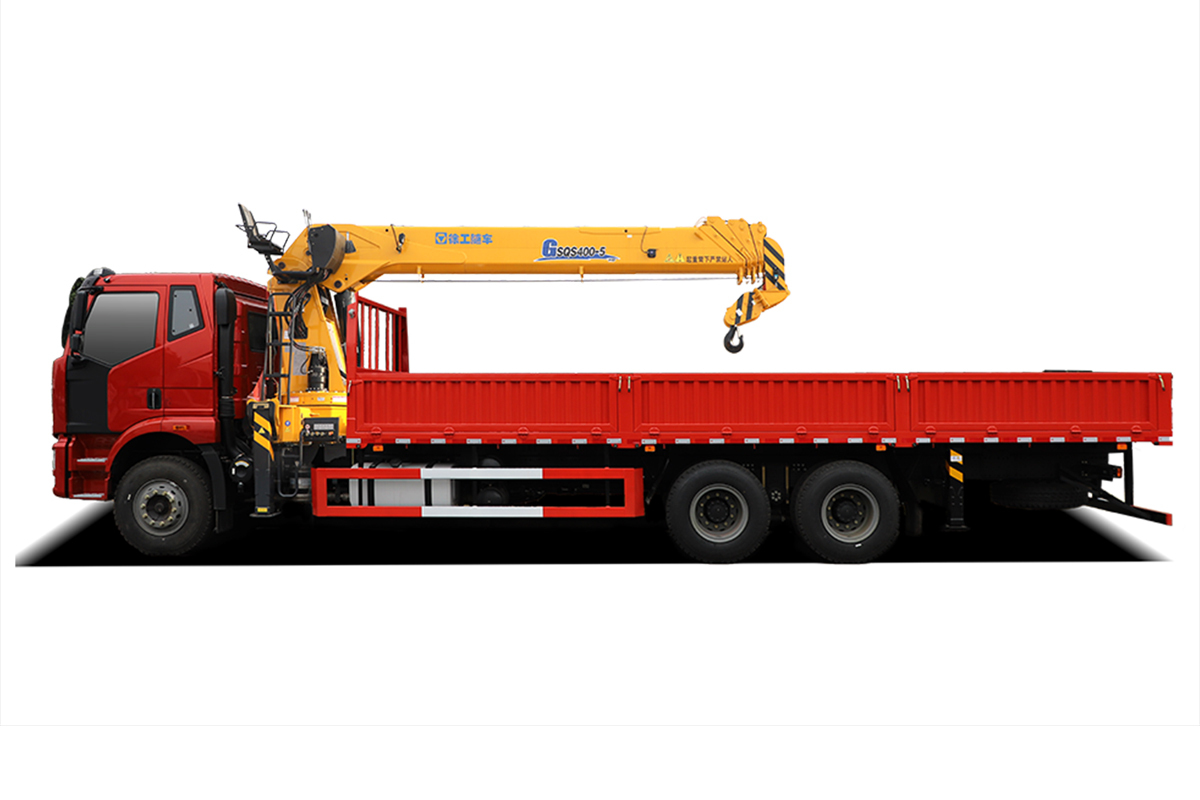 XCMG GSQS400-5 Telescopic Boom Crane Truck Mounted With Crane 16 Tons
