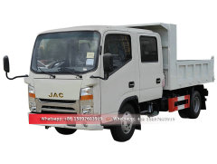 Algeria Light JAC Double Cabin Dump Truck 3Tons Tipper Car