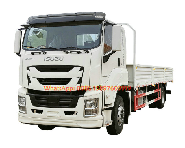 240HP 6HK1-TCG61 4x2 ISUZU GIGA 5X FVR Flatbed Cargo Truck 6.6meter
