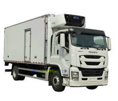 6Wheels ISUZU FVR GIGA 5X 240HP Refrigerated Container Truck Cooling Truck With 10 to 15Tons Carrier Refrigeration Units