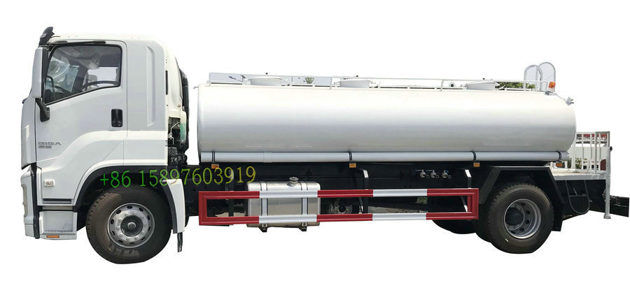 ISUZU GIGA FTR 4X2 Stainless Steel Potable Water Tank Truck for Drinking Water Transportation