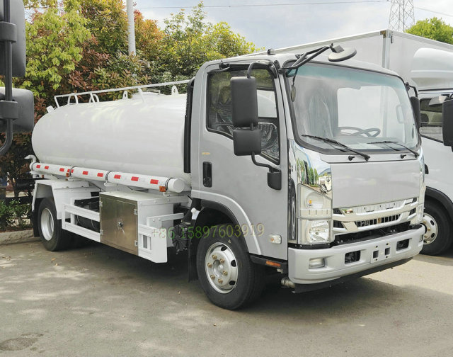 ISUZU 700P Stainless Steel Water Truck 6-10CBM Potable Water Tanker