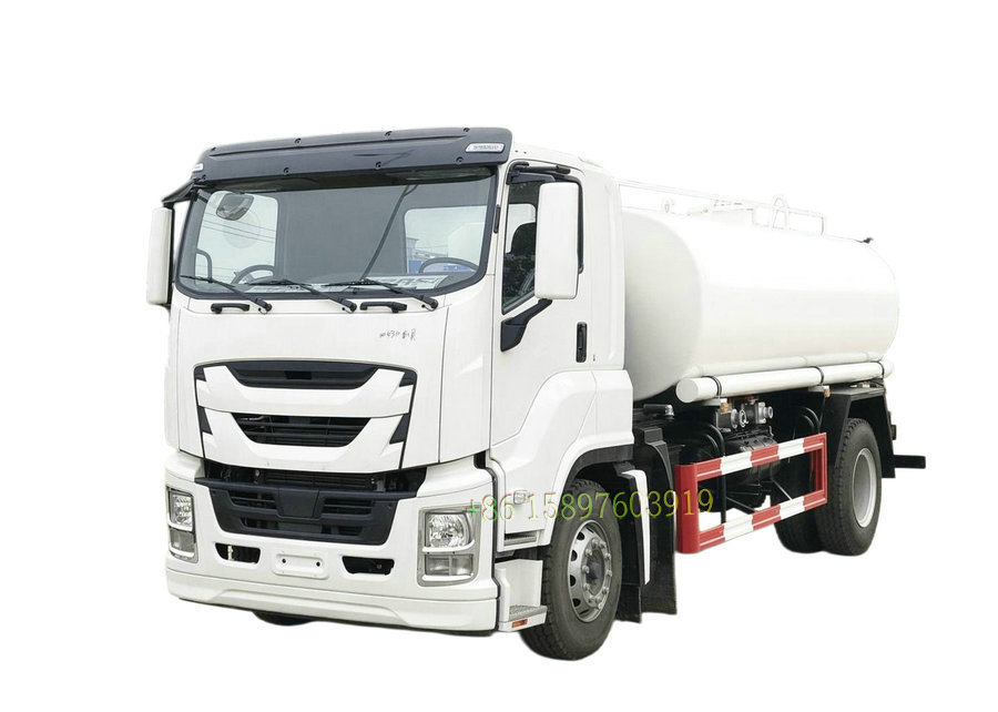 ISUZU GIGA FTR FVR 240HP SS304 Stainless Steel Potable Fresh Water Carrier Truck, 10000L–15000L Drinking Water Delivery Tanker