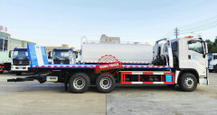 10Wheels 350HP ISUZU GIGA FVZ Towing Truck 15Tons Loading Flatbed Wrecker 8.5Meters