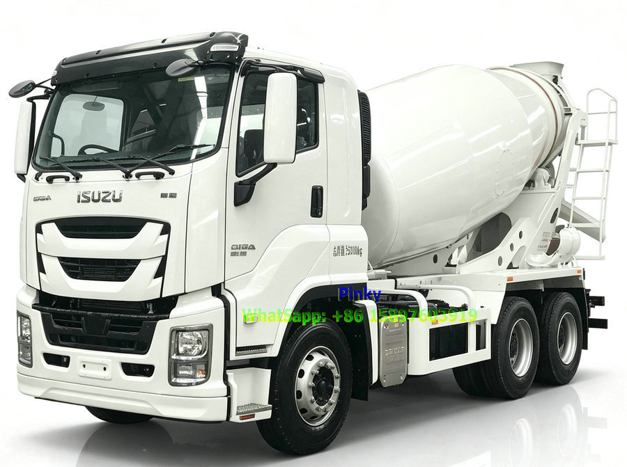 350HP ISUZU GIGA FVZ Transit Mixer Truck / ISUZU FVR Cement Mixer Truck