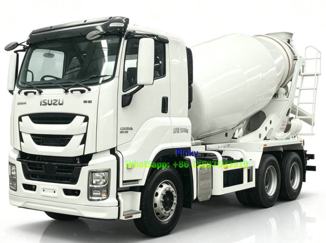 350HP ISUZU GIGA FVZ Transit Mixer Truck / ISUZU FVR Cement Mixer Truck