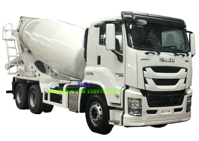 350HP ISUZU GIGA FVZ Transit Mixer Truck / ISUZU FVR Cement Mixer Truck