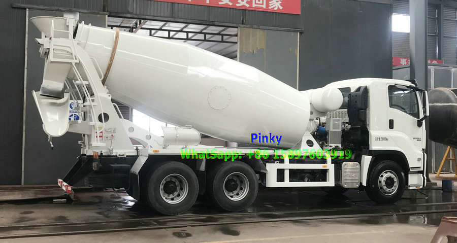 350HP ISUZU GIGA FVZ Transit Mixer Truck / ISUZU FVR Cement Mixer Truck
