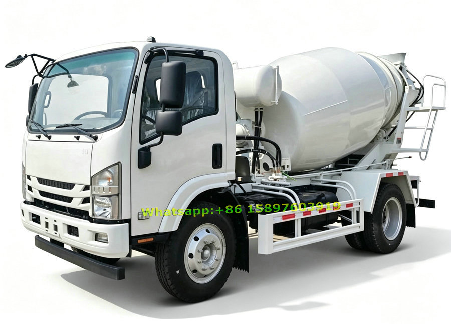 ISUZU 700P 3cbm Concrete Mixer Truck | Small Cement Mixer Lorry