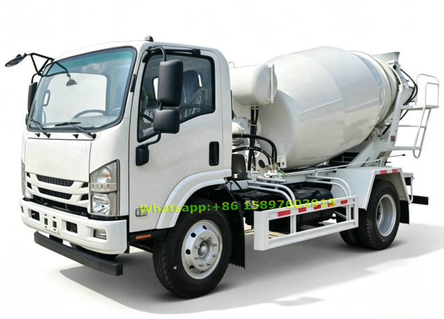ISUZU 700P 3cbm Concrete Mixer Truck | Small Cement Mixer Lorry