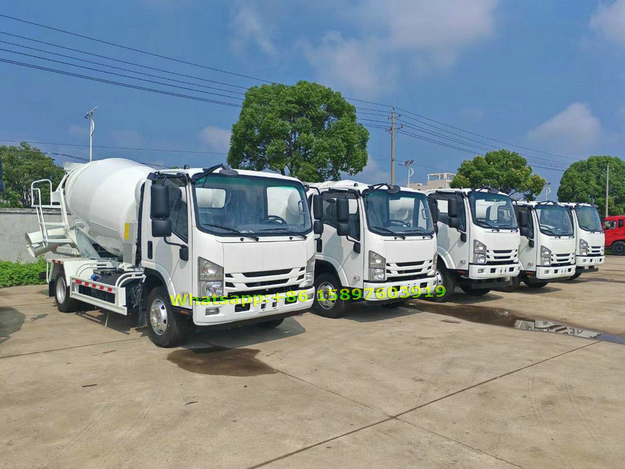 ISUZU 700P 3cbm Concrete Mixer Truck | Small Cement Mixer Lorry