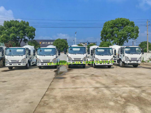 ISUZU 700P 3cbm Concrete Mixer Truck | Small Cement Mixer Lorry