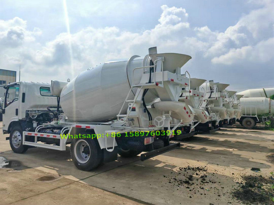 ISUZU 700P 3cbm Concrete Mixer Truck | Small Cement Mixer Lorry