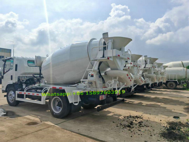 ISUZU 700P 3cbm Concrete Mixer Truck | Small Cement Mixer Lorry