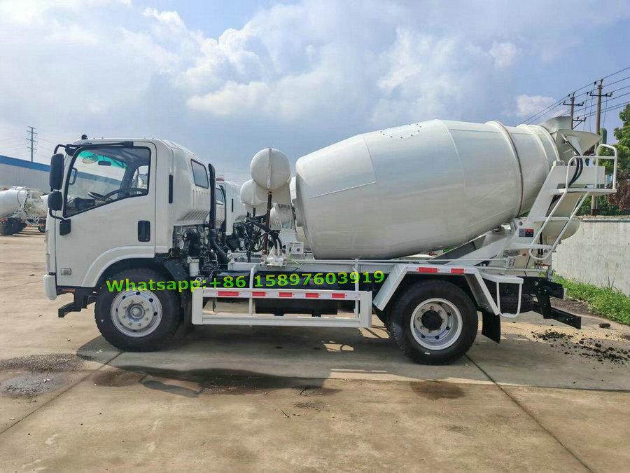 ISUZU 700P 3cbm Concrete Mixer Truck | Small Cement Mixer Lorry
