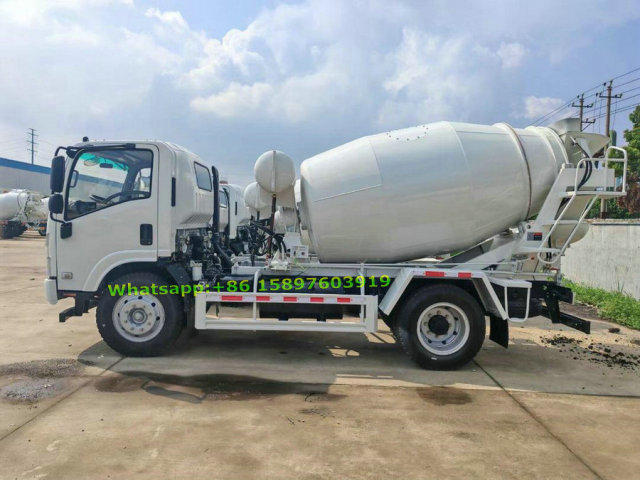 ISUZU 700P 3cbm Concrete Mixer Truck | Small Cement Mixer Lorry