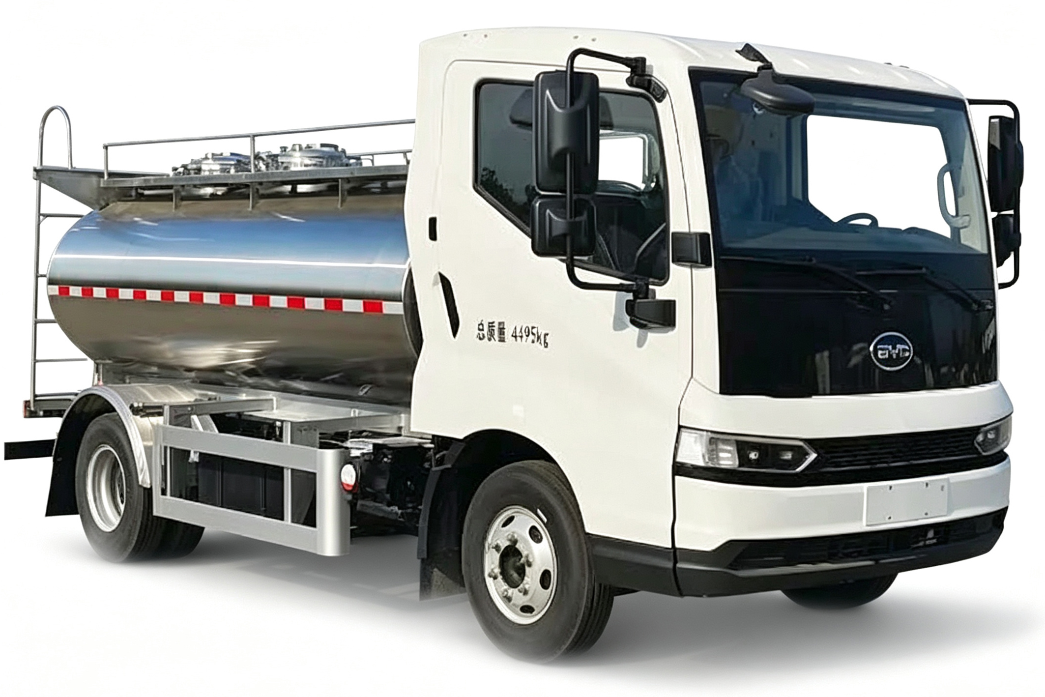 BYD T5 132KWH 151KWH Electric Milk Tanker Truck