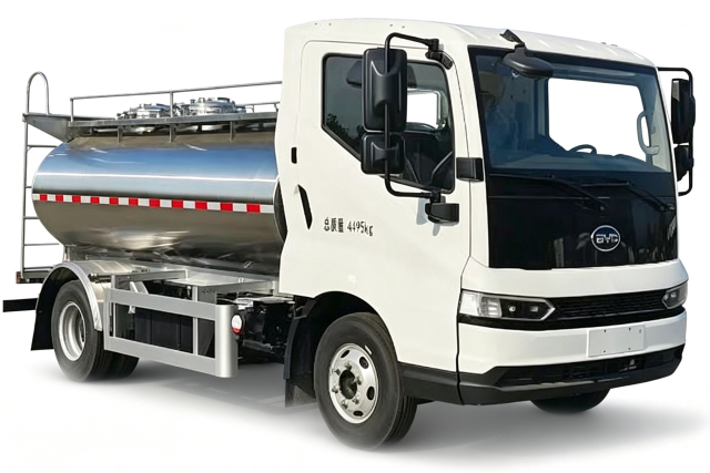 BYD T5 132KWH 151KWH Electric Milk Tanker Truck