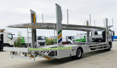 205HP ISUZU FTR SUV Car Carrier,Hydraulic Lifting Double Deck Car Hauler 5 units Car Carrier Vehicle Transport Truck