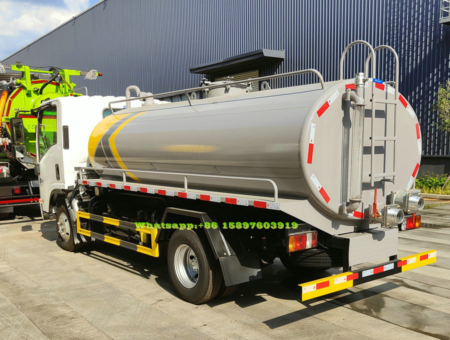 ISUZU KV100 Vacuum Sewage Suction Truck | 4KB1 Engine Fecal Sludge Tanker