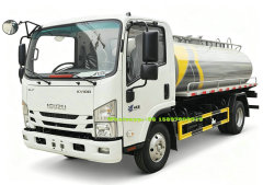 ISUZU KV100 Vacuum Sewage Suction Truck | 4KB1 Engine Fecal Sludge Tanker