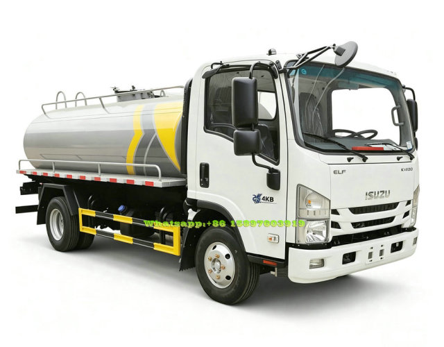 ISUZU KV100 Vacuum Sewage Suction Truck | 4KB1 Engine Fecal Sludge Tanker