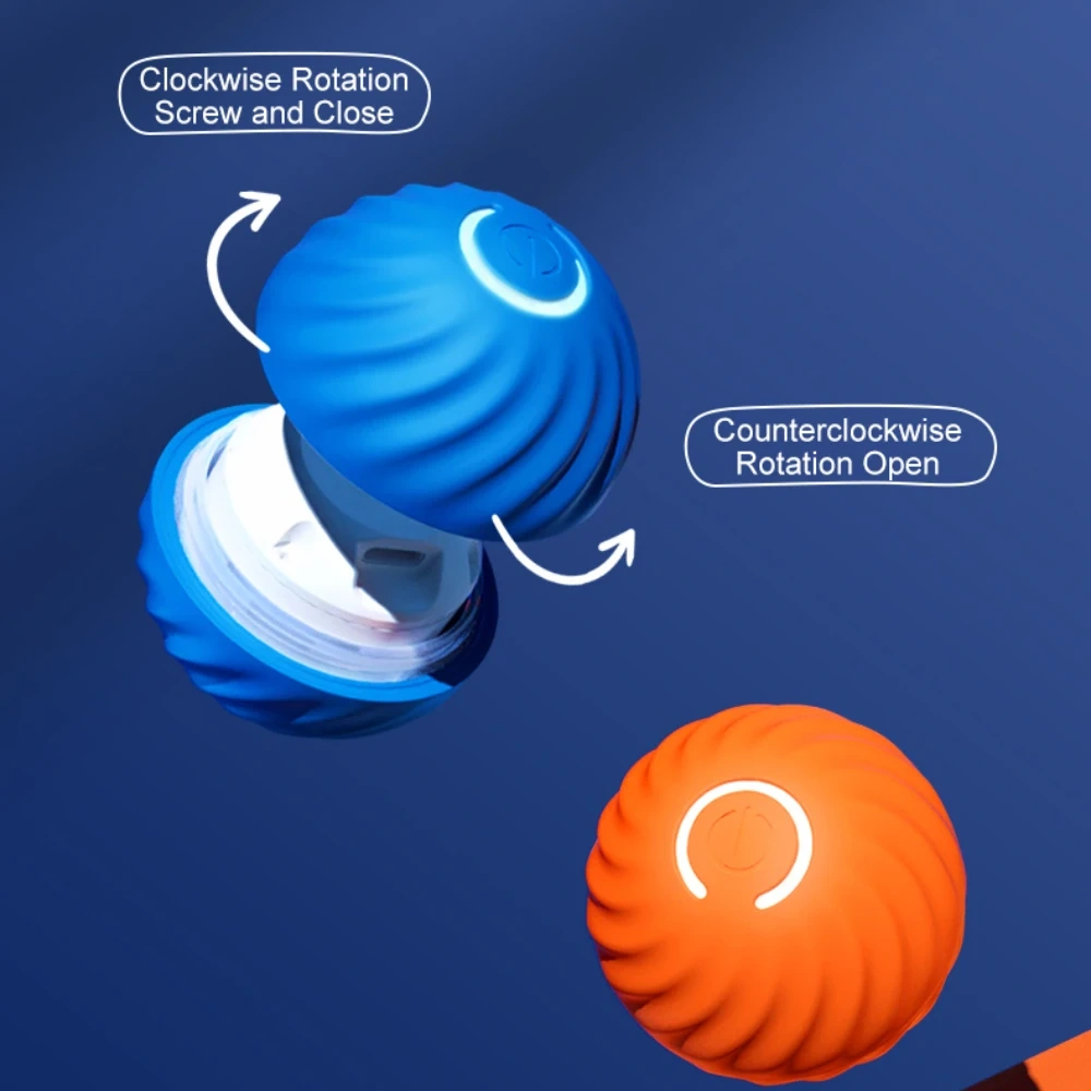 Smart Dog Toys Intelligent Gravity Jump Ball Rechargeable Bite-Resistant Rolling Ball Cat And Dog Chase Interactive Pet Toys