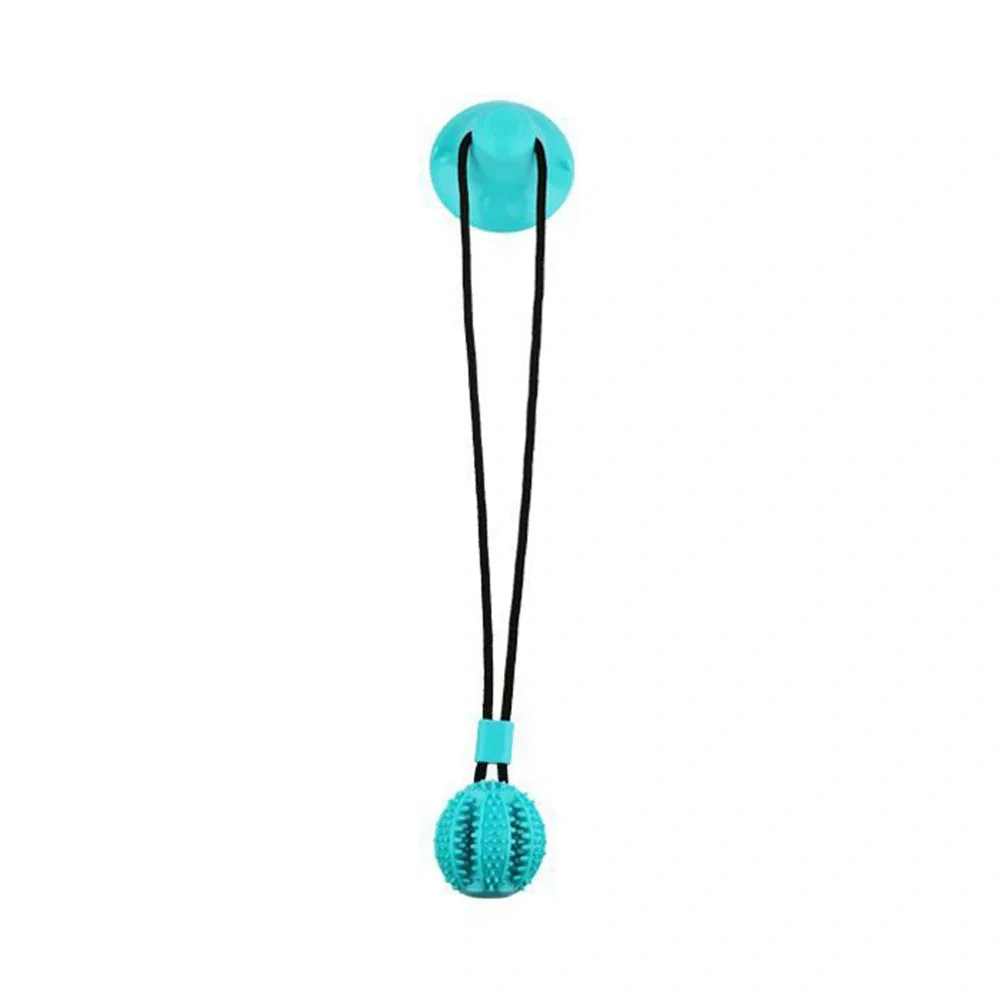Suction Cup Dog Pull Toy Puppy Toy for Food Distribution Tooth Cleaning Dog Rope Toys for Aggressive Chewers Tug of War Dog Toy