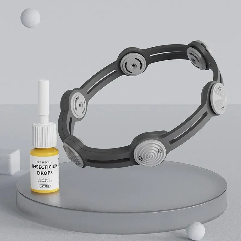 Adjustable Flea & Mosquito Collar for Cats & Dogs - Outdoor Insect Repellent, Anti-Flea for Pets Insect Repellent Cat Collar