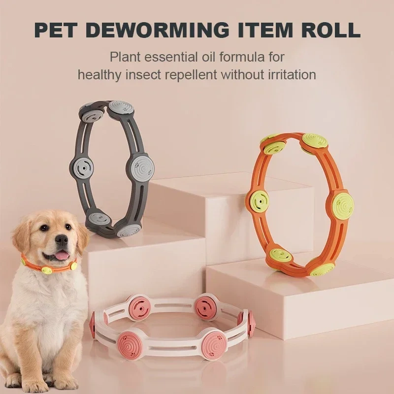 Adjustable Flea & Mosquito Collar for Cats & Dogs - Outdoor Insect Repellent, Anti-Flea for Pets Insect Repellent Cat Collar