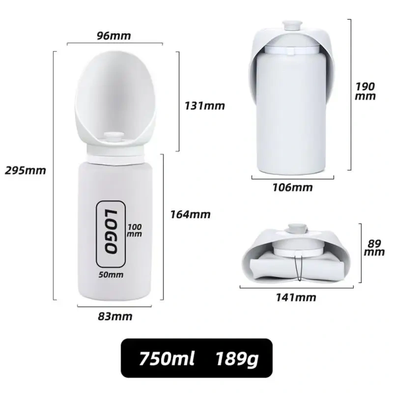 350/550/750ml Folding Pet Outdoor Walking Mug Portable Travel Water Bottle Puppy Cats Dogs Drinking Water Dispenser Cup Supplies